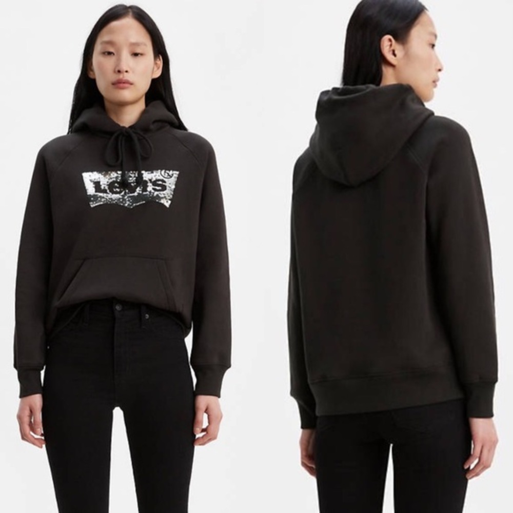 LEVI’S Hoodie With Silver Sequins